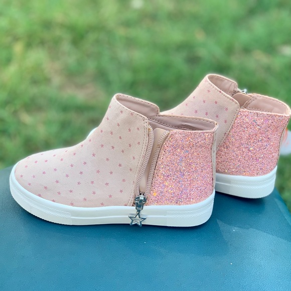 Wonder Nation Polka-Dot Toddler Girls Sneaker New - Picture 2 of 9